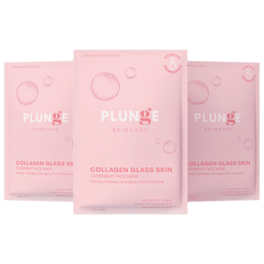 Collagen Overnight Face mask - Pack of 3